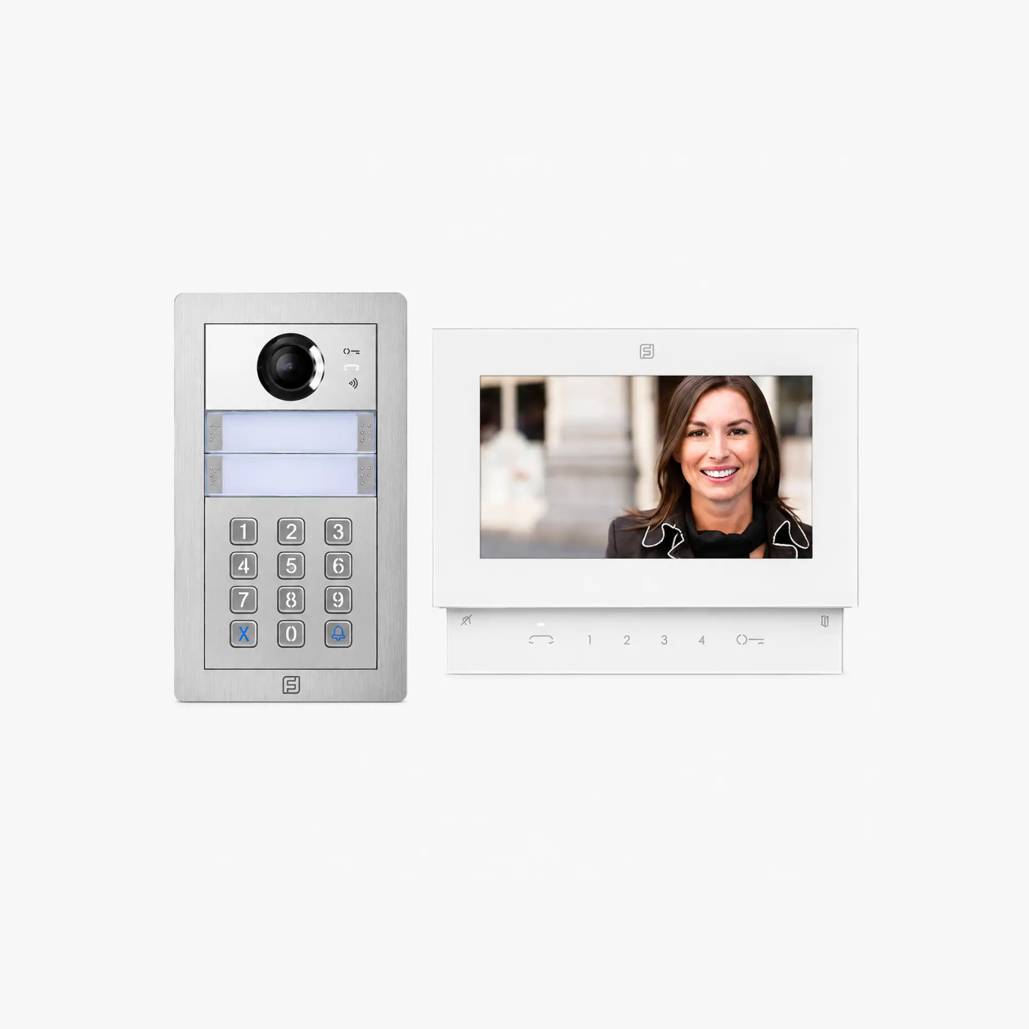 Farfisa SE4252PDABW 1-way colour video door entry system kit