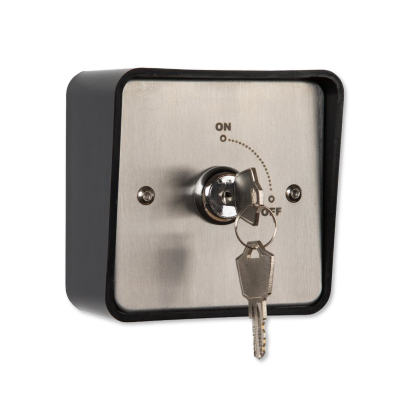 KS-2 On/Off Momentary Key Switch with Rain Hood