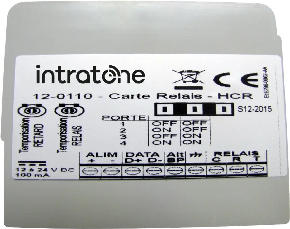 Intratone 12-0110 Relay Card
