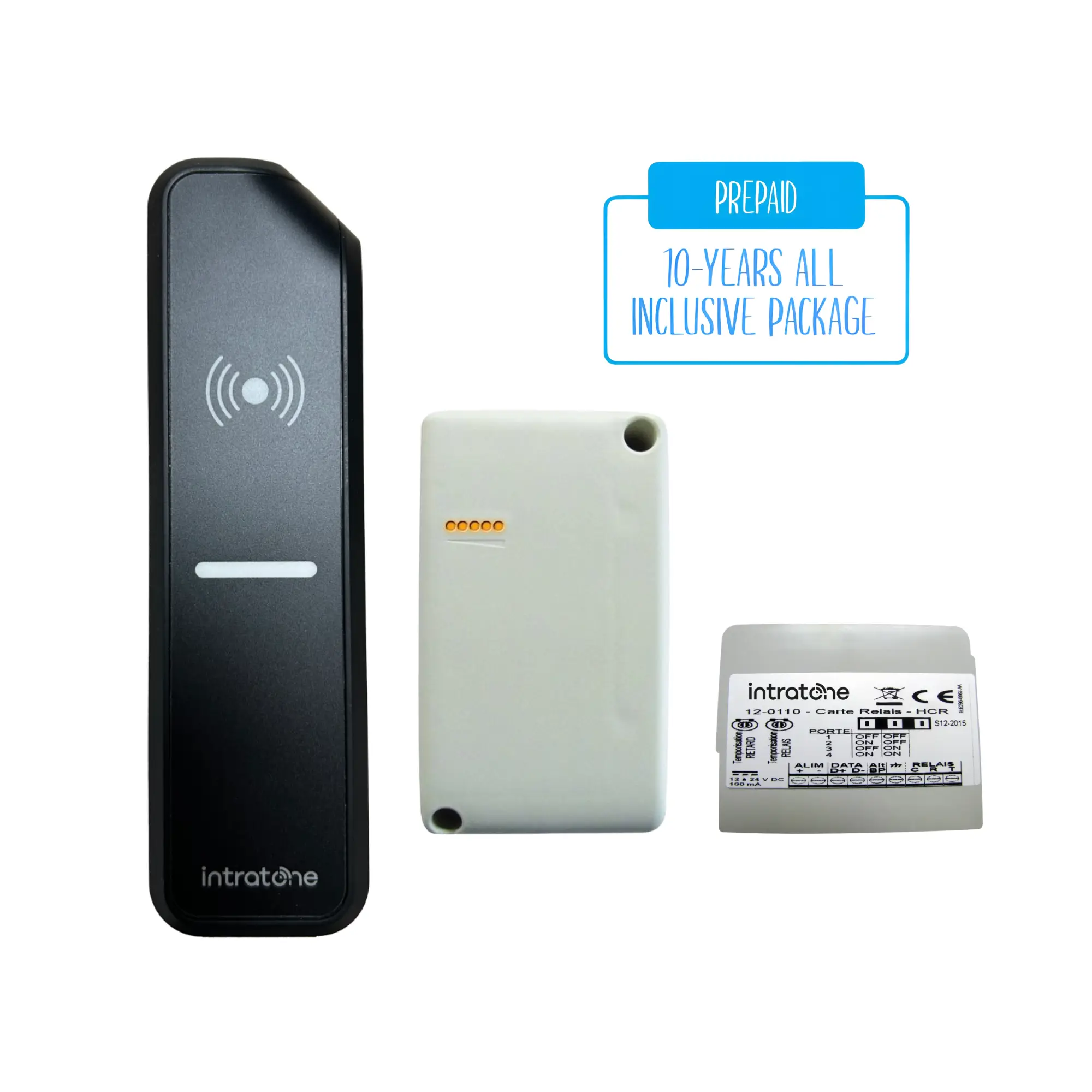 Intratone 06-0230 - Slimline Proximity Reader Kit with 10-Years Free Data Package